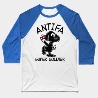 ANTIFA SOUPER SOLDIER Baseball T-Shirt